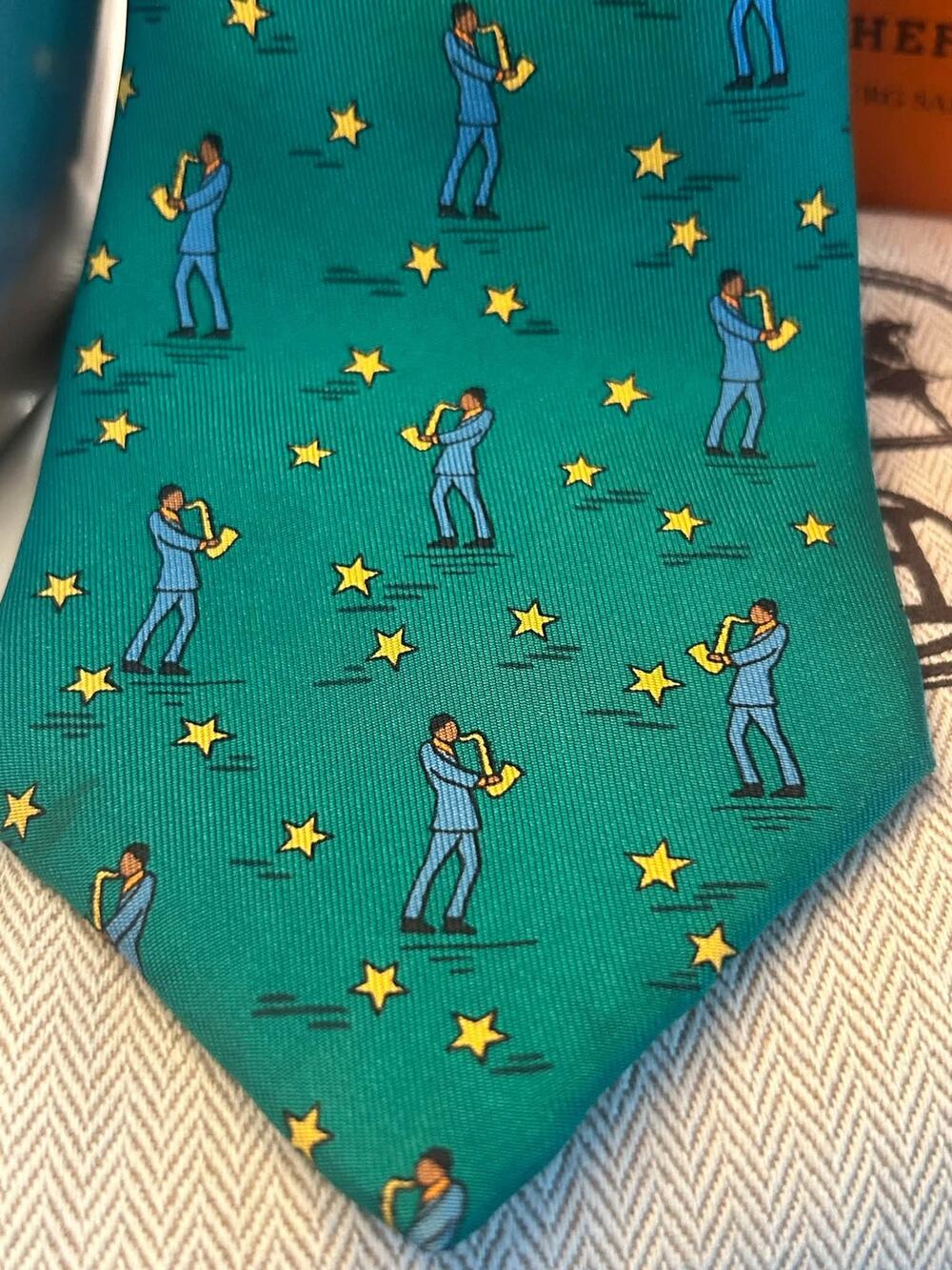 Hermes Silk Tie